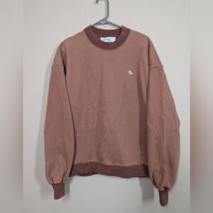 Reckless Mind Montreal Organic Cotton Crewneck Sweatshirt DustyPink Heavyweight